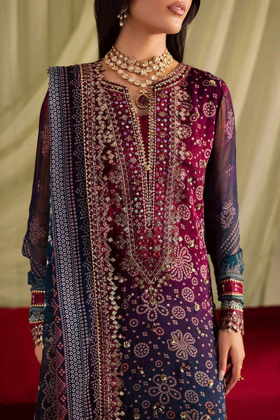 Digital Printed Lawn Embroiderd 3-Piece Suit - Kapra Collection