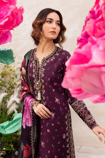 03-Piece Printed Lawn Suit - Ready To Wear - Kapra Collection