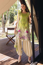 03-Piece Printed Lawn Suit With Embroidery - Kapra Collection