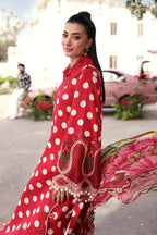 03-Piece Printed Lawn Suit | Unstitched - Kapra Collection