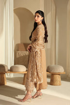 03-Piece Chiffon Suit With Embroidery | Unstitched