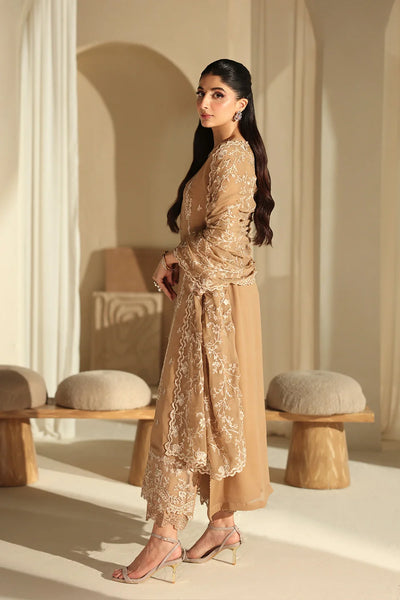 03-Piece Chiffon Suit With Embroidery | Unstitched