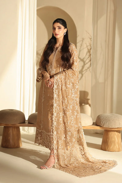 03-Piece Chiffon Suit With Embroidery | Unstitched