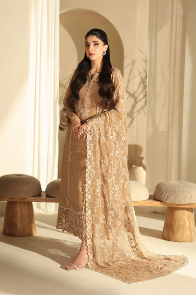 03-Piece Chiffon Suit With Embroidery | Unstitched