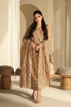 03-Piece Chiffon Suit With Embroidery | Unstitched