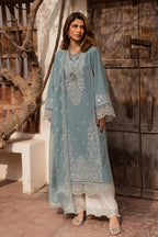 03-Piece Lawn Suit With Thread Embroidery | Unstitched
