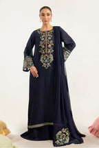 Zarmina – Maria.B Inspired Navy Chiffon Suit