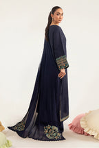 Zarmina – Maria.B Inspired Navy Chiffon Suit