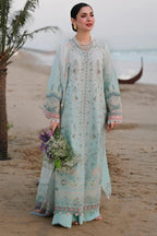 03-Piece Embroidered Lawn Suit With Chiffon Dupatta | Unstitched