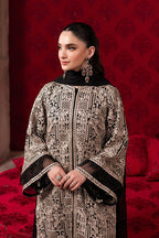03-Piece Chiffon Suit With Thready Embroidery | Unstitched