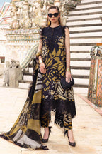 03-Piece Printed Lawn Suit - Unstitched - Kapra Collection