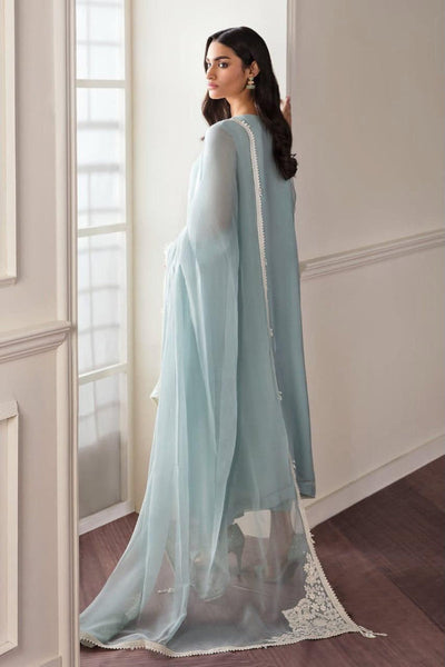 03-Piece Chiffon Suit With Hand Embellished Adda Work | Unstitched