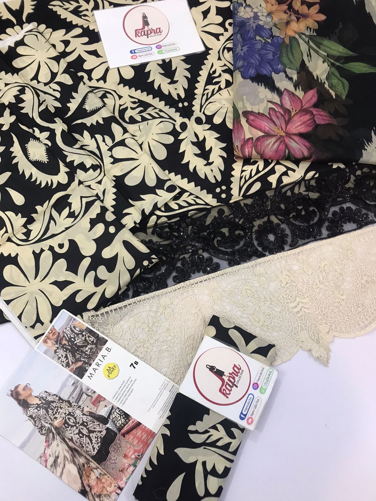 Maria b digital printed lawn camndo suit replica - Kapra Collection