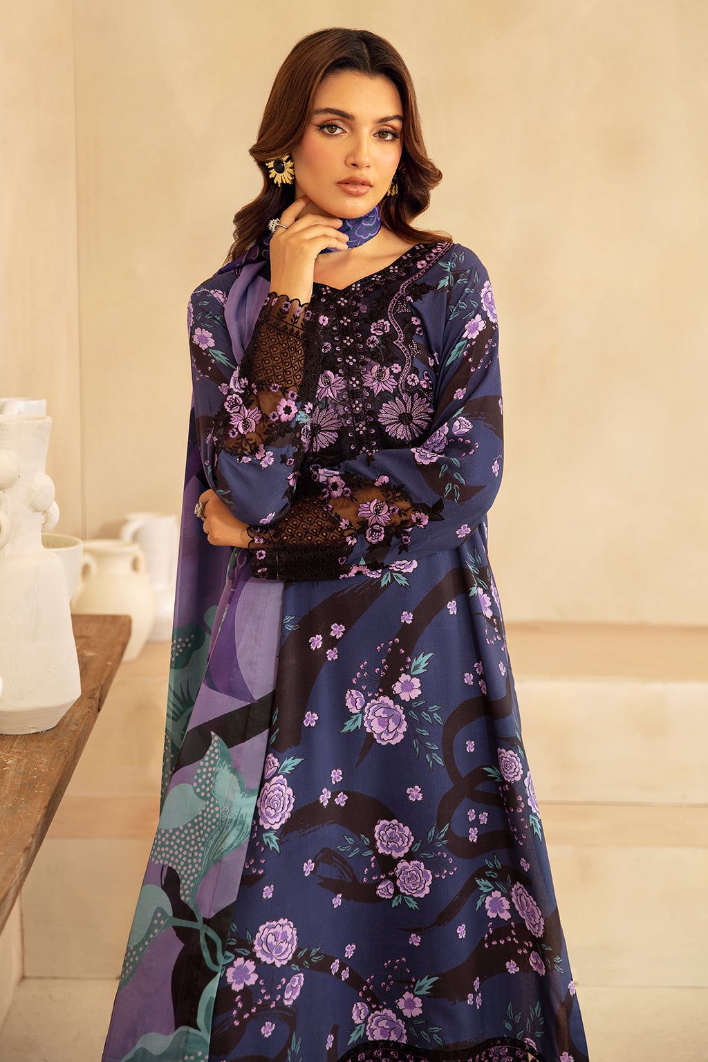 Ramsha Clothing offers a diverse range of digital printed lawn collections, combining vibrant designs with high-quality fabrics. Here are some notable collections - Kapra Collection