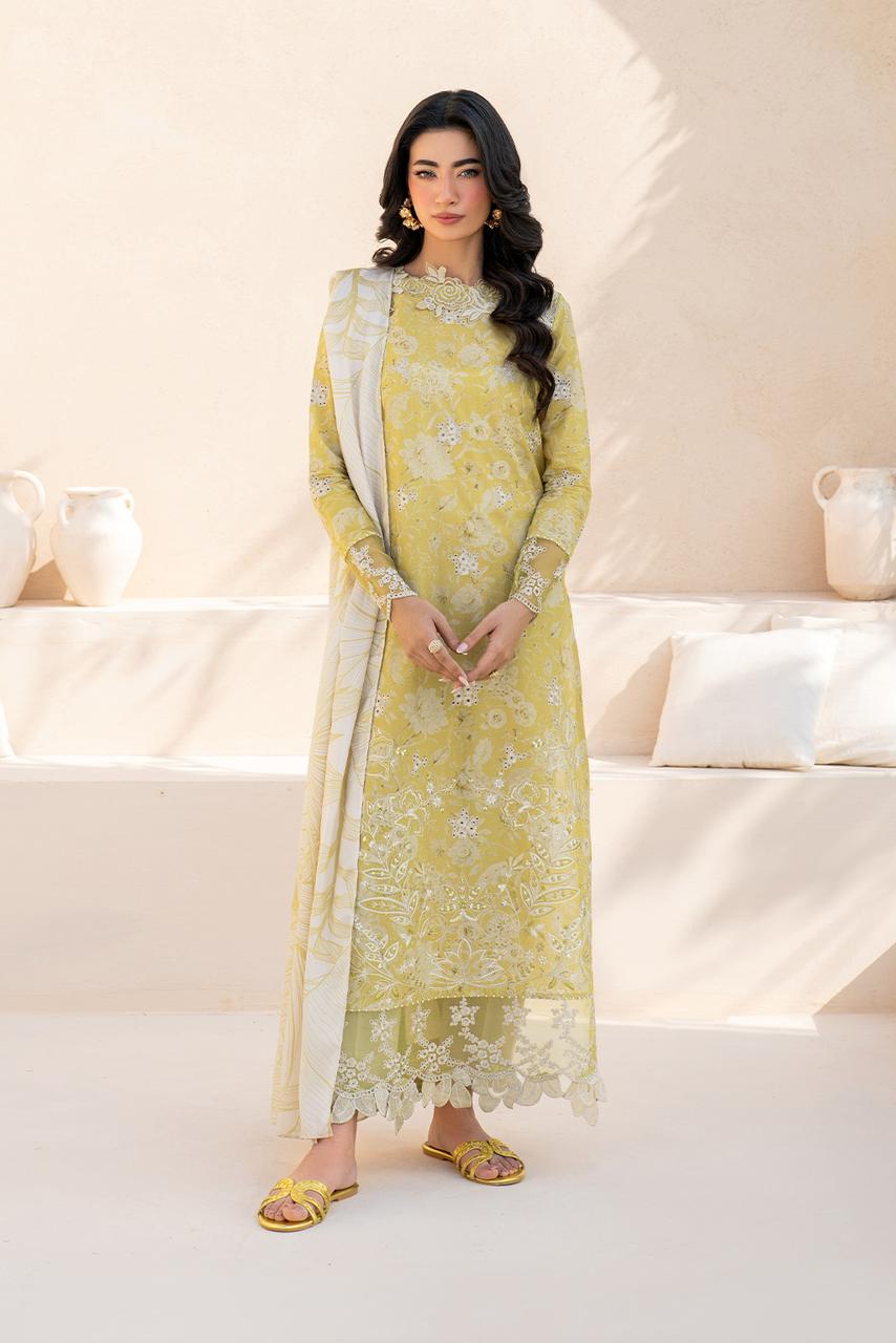 Buy Online | Latest Unstitched Embroidered Lawn Dress