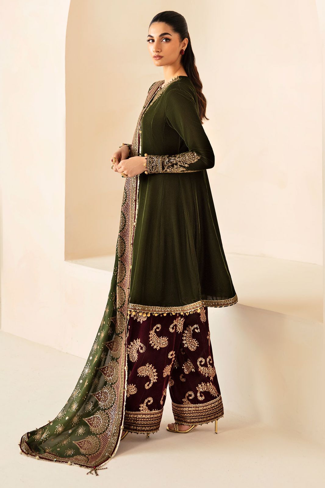 Velvet for women clothing (UNSTITCHED) by Kapra Collection - Kapra Collection