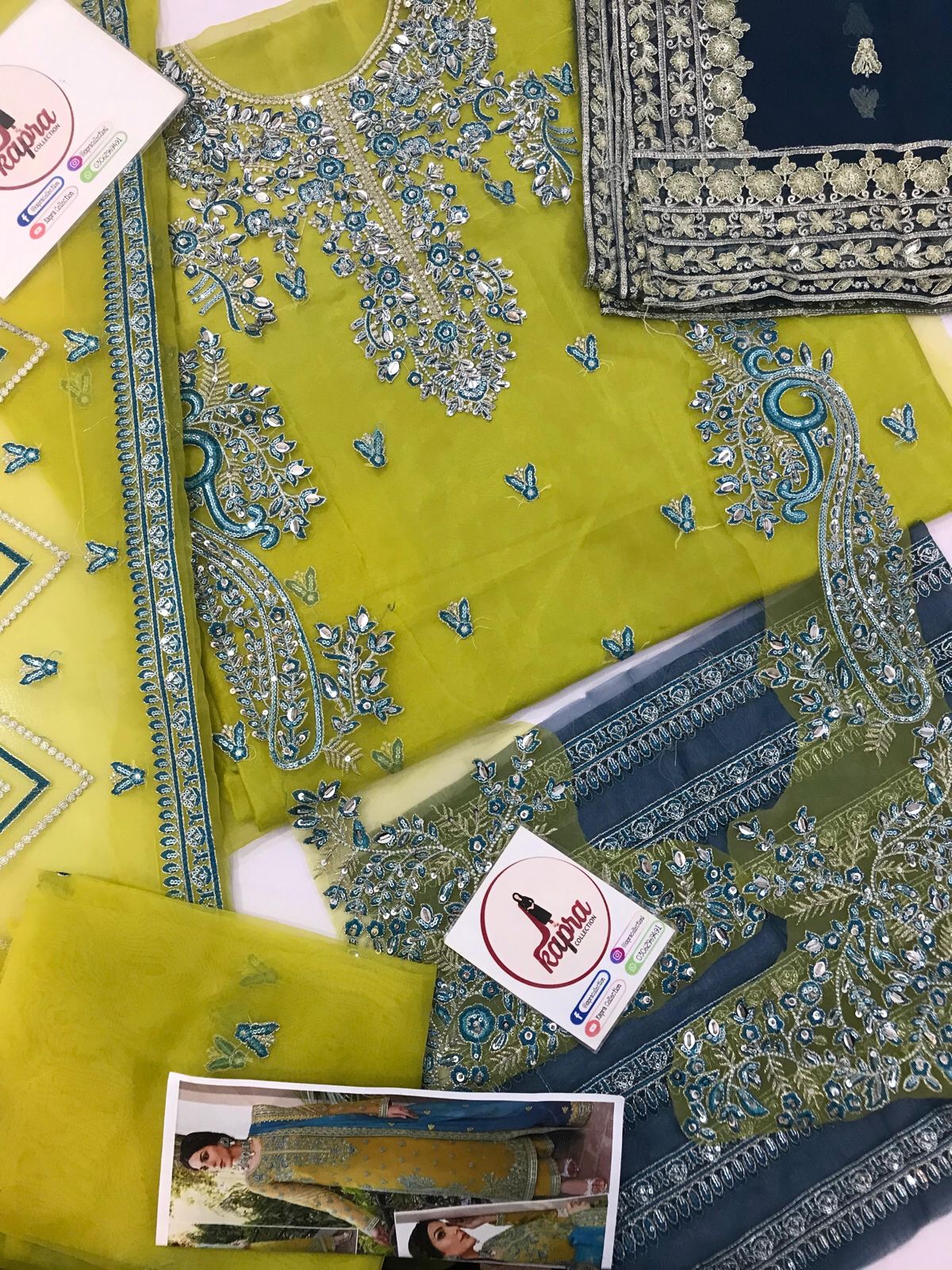 Organza for women clothing (UNSTITCHED) by Kapra Collection - Kapra Collection