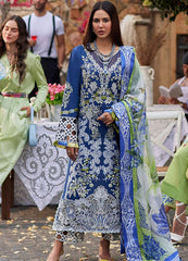 Luxury embroidered lawn summer  collection replica unstitched - Kapra Collection