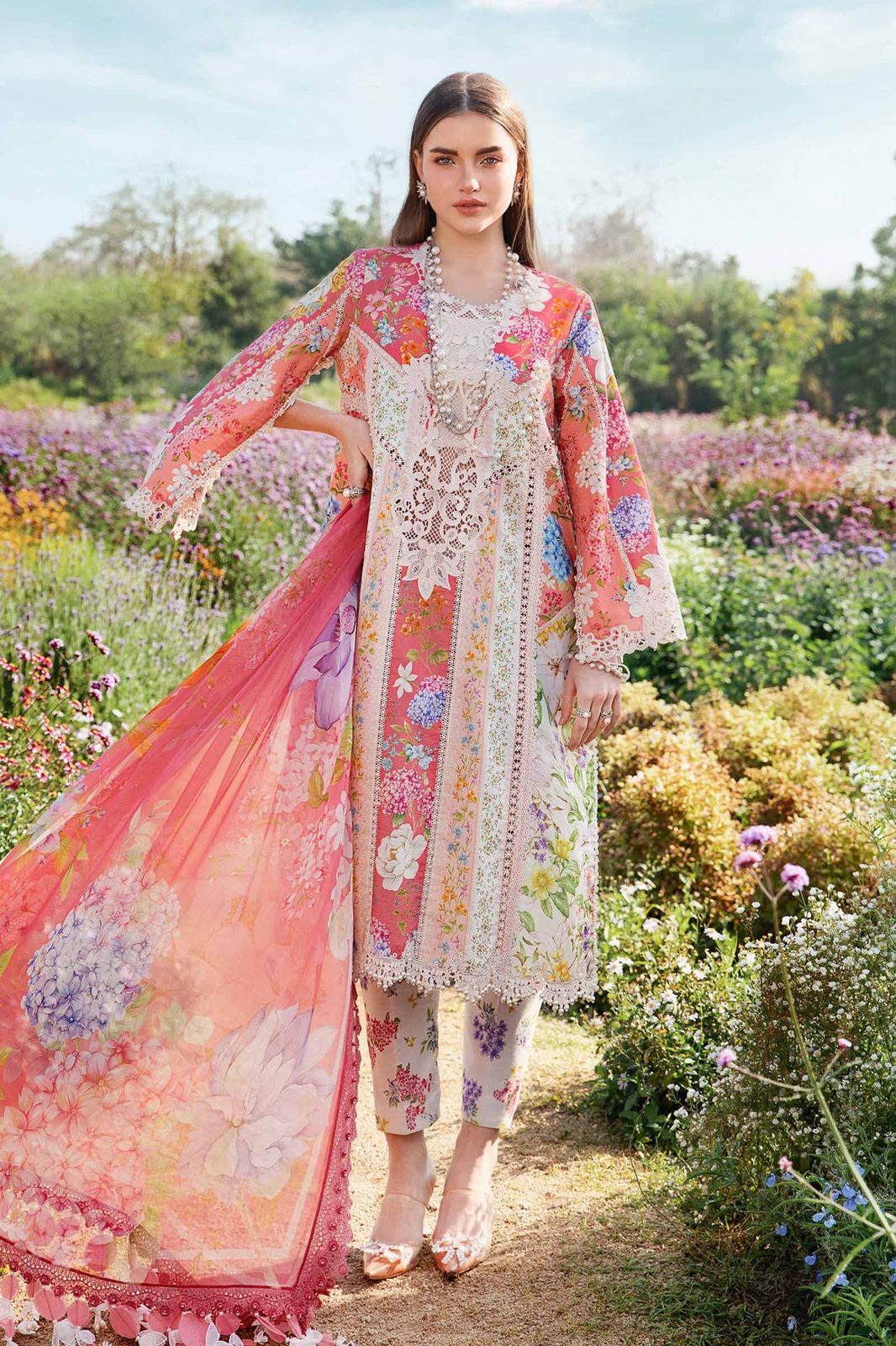 3 piece unstitched printed lawn suit | m print Is there a specific design or color you're looking for in the suit - Kapra Collection