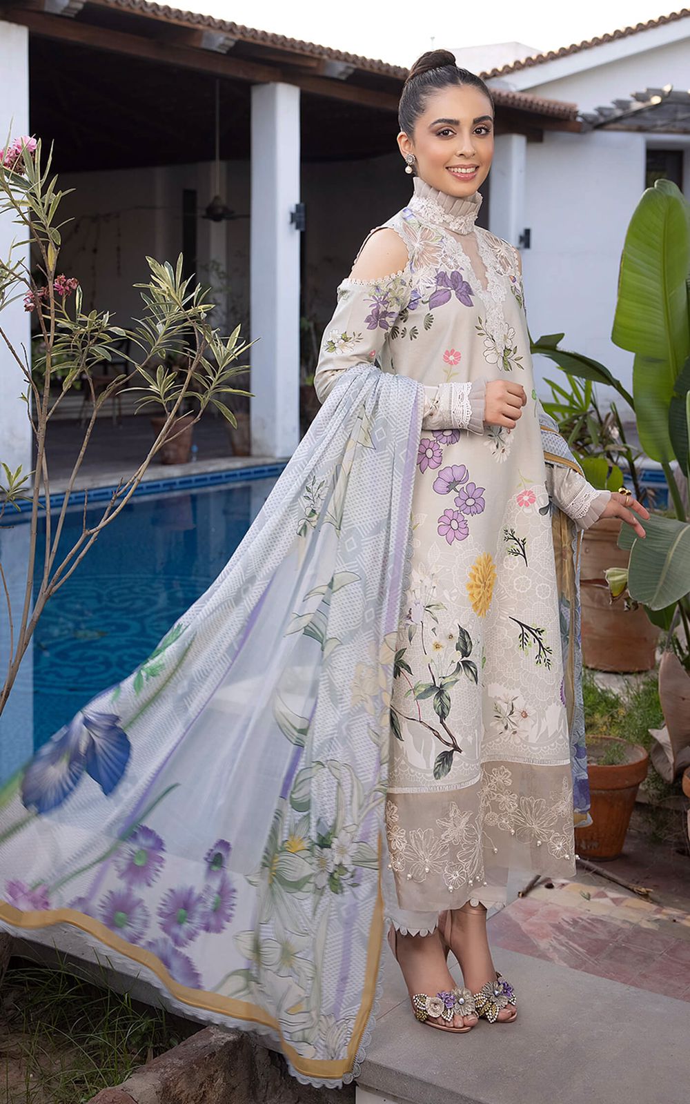 Lawn for women clothing (UNSTITCHED) by Kapra Collection - Kapra Collection