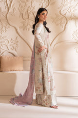 Lawn summer collection 3 piece unstitched digital printed suit - Kapra Collection