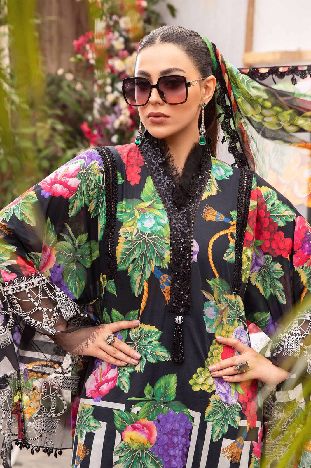 M print Digital Printed Lawn Collection Replica - Kapra Collection