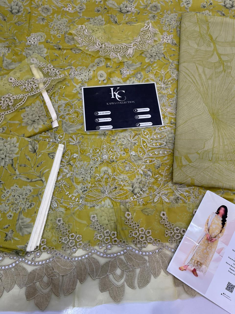 Buy Online | Latest Unstitched Embroidered Lawn Dress