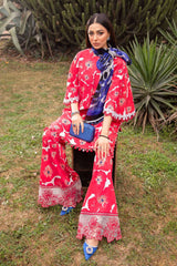 Lawn m print summer collection 3 piece unstitched digital printed suit - Kapra Collection