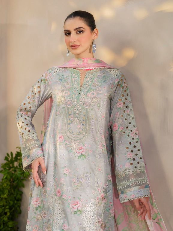 Iznik luxury Chikankari Lawn Collection Replica - Kapra Collection