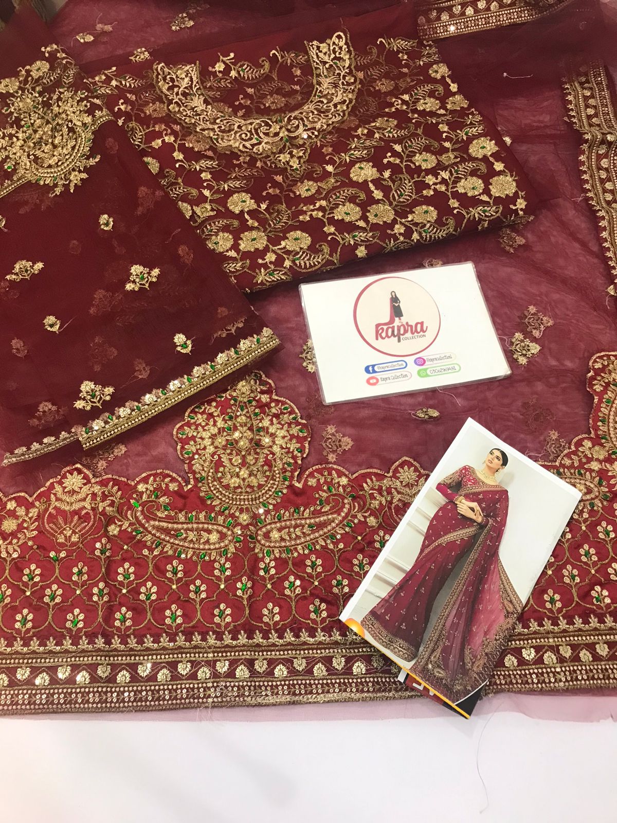 Saree for women clothing (UNSTITCHED) by Kapra Collection