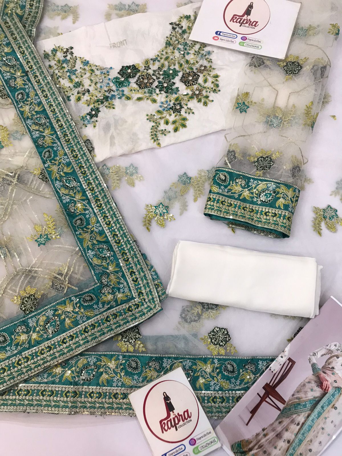 Saree for women clothing (UNSTITCHED) by Kapra Collection - Kapra Collection