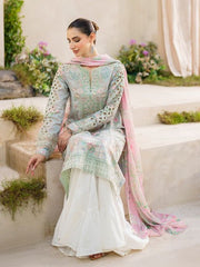 Iznik luxury Chikankari Lawn Collection Replica - Kapra Collection