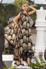 Lawn summer collection 3 piece unstitched digital printed suit - Kapra Collection