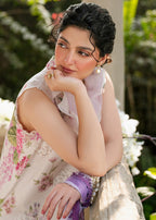 3-Piece Digital Print Embroidered Lawn Dress - Kapra Collection