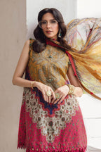 Digital Printed Lawn 03-Piece Dress - Kapra Collection