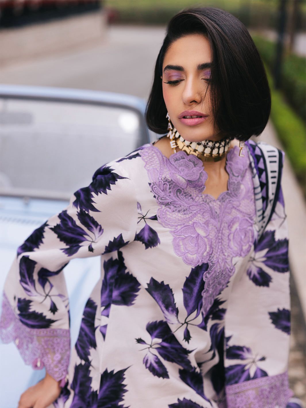 Mahnur Broadway lawn new collection parpule