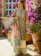 Multi Flower Lawn 3Piece Digital Printed Unstitched Dress