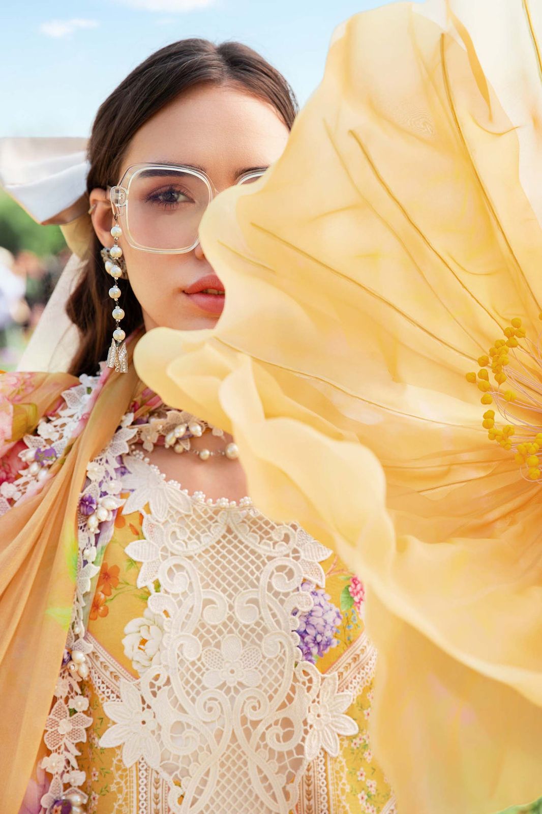 3 peace M Print likely offers high-quality printed fabrics with trendy designs - Kapra Collection