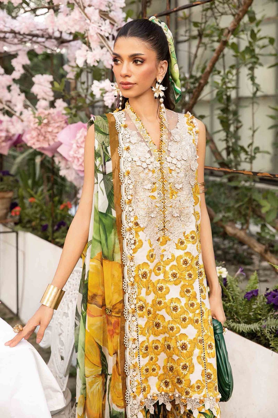 Lawn 3Piece Digital Printed Unstitched Dress