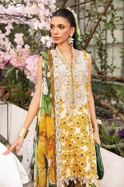 Lawn 3Piece Digital Printed Unstitched Dress - Kapra Collection