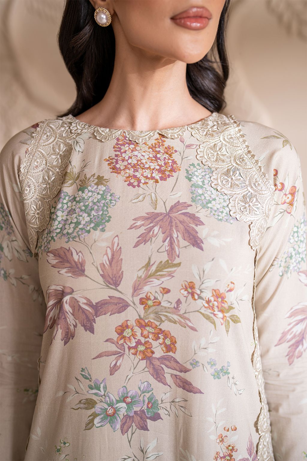 Lawn summer collection 3 piece unstitched digital printed suit - Kapra Collection