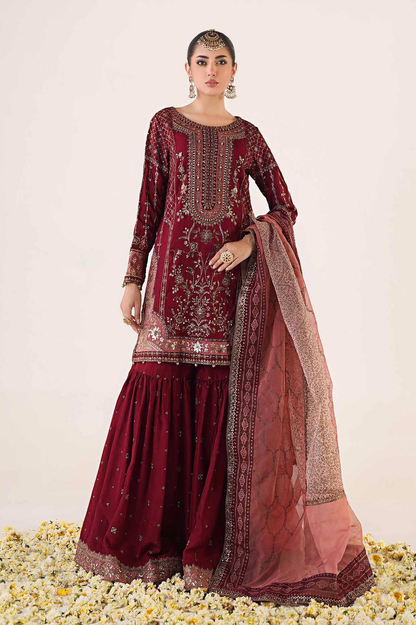 Gharara for women clothing (UNSTITCHED) by Kapra Collection