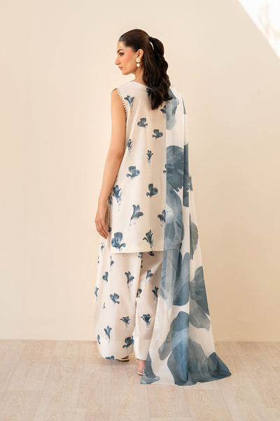 Iznik Lawn Embroidered Chikan 3 piece Dres