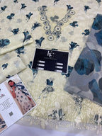 Iznik Lawn Embroidered Chikan 3 piece Dres