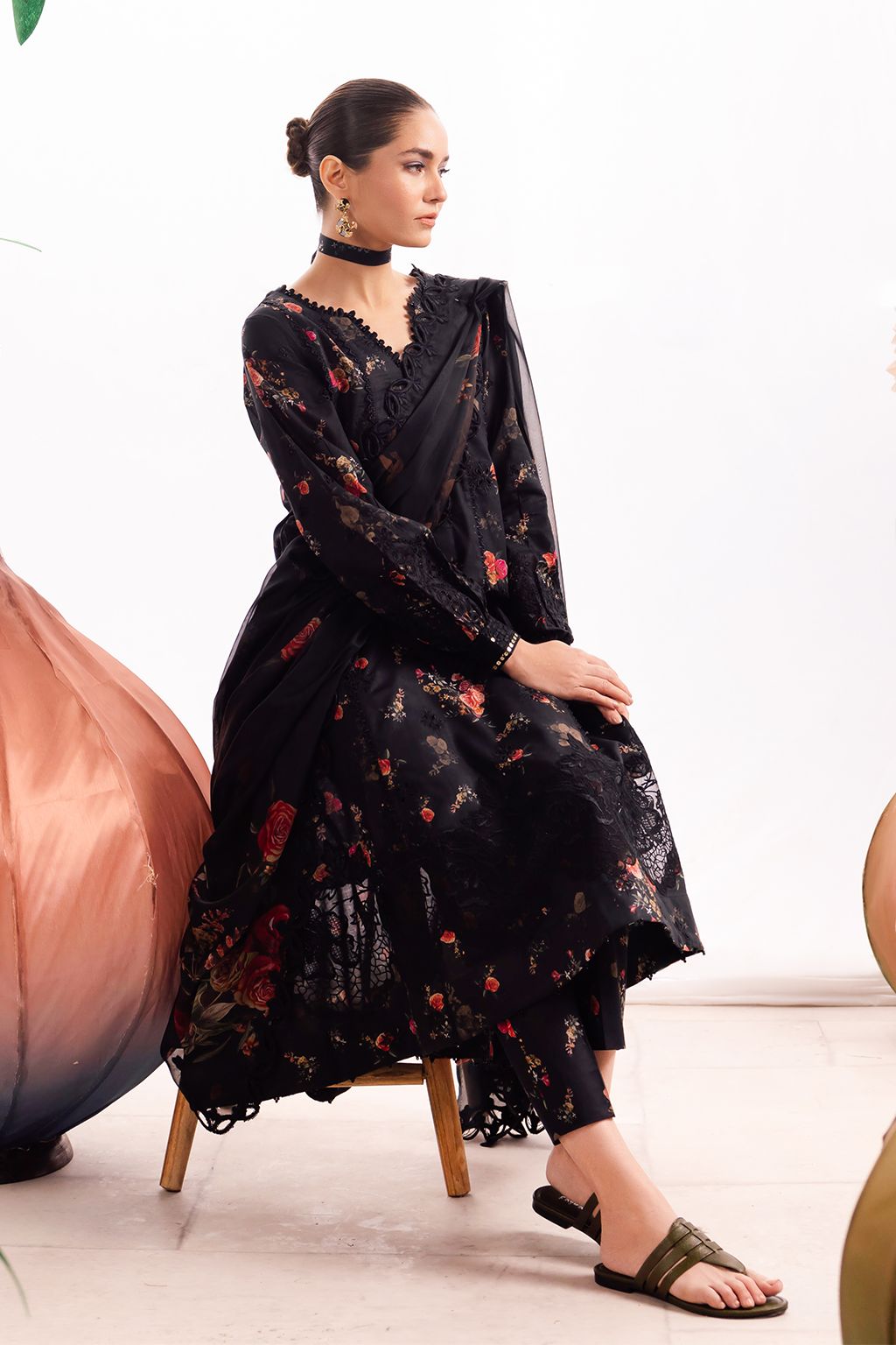 Lawn 3 piece unstitched printed sui - Kapra Collection