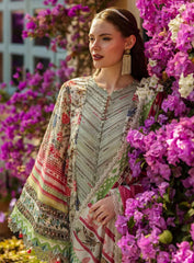 Multi Flower Lawn 3Piece Digital Printed Unstitched Dress