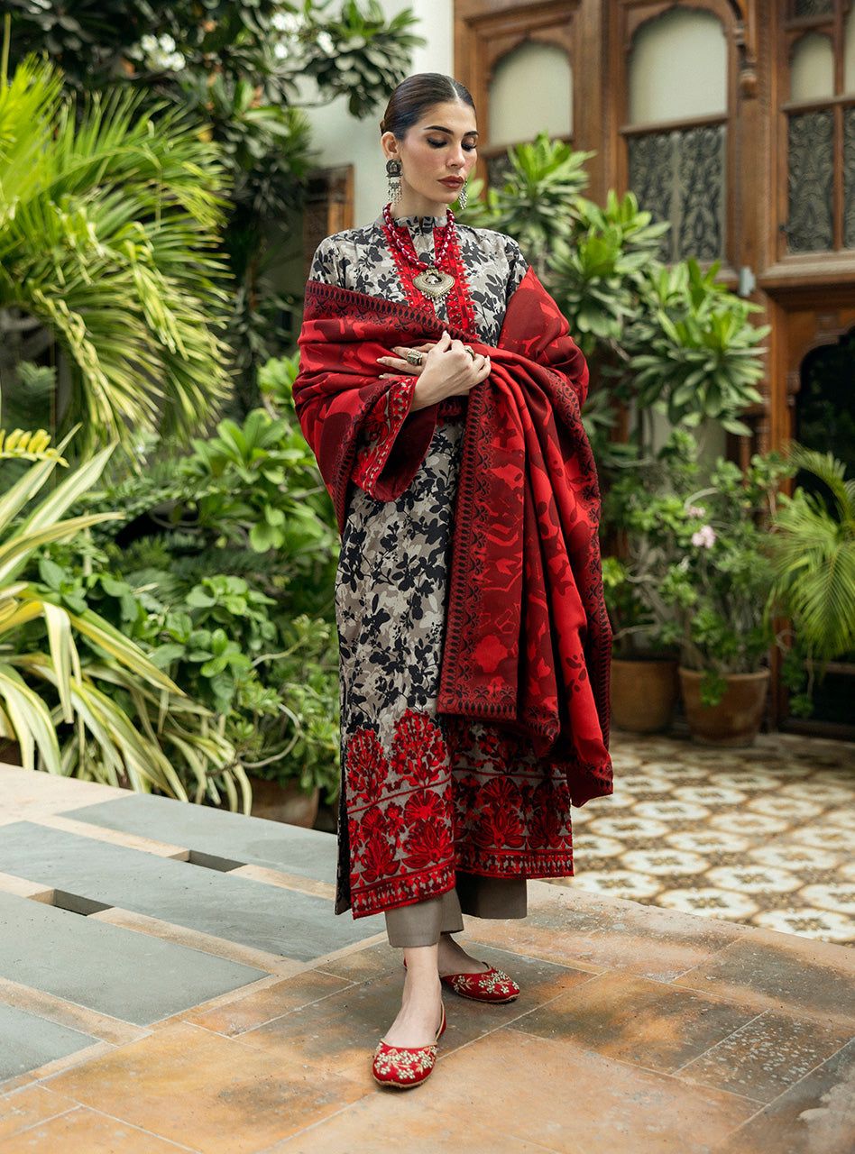 Zainab chottani printed lawn unstitched - Kapra Collection