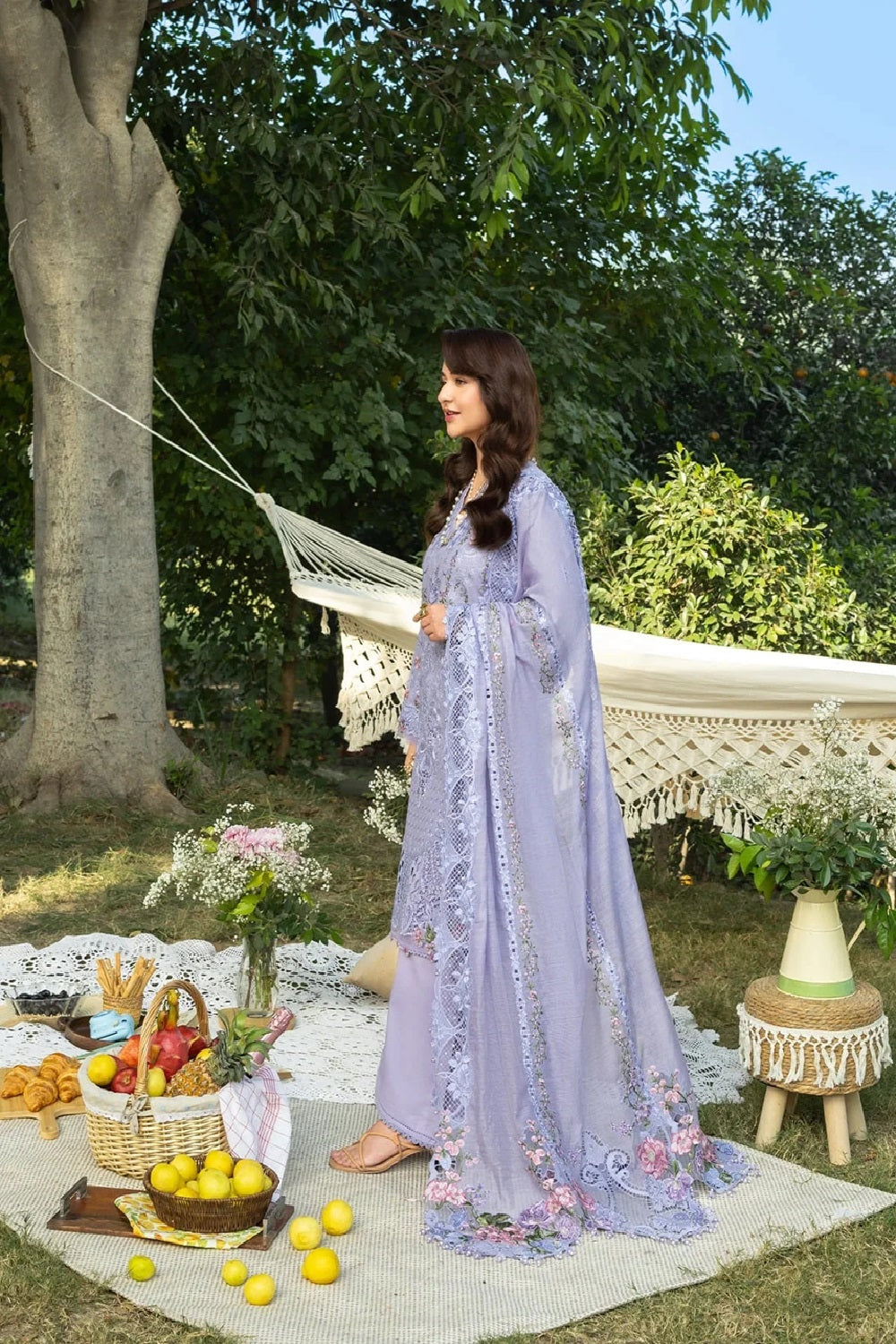 Premium Luxury Lawn Chikankari Embroidered Dress Unstitched