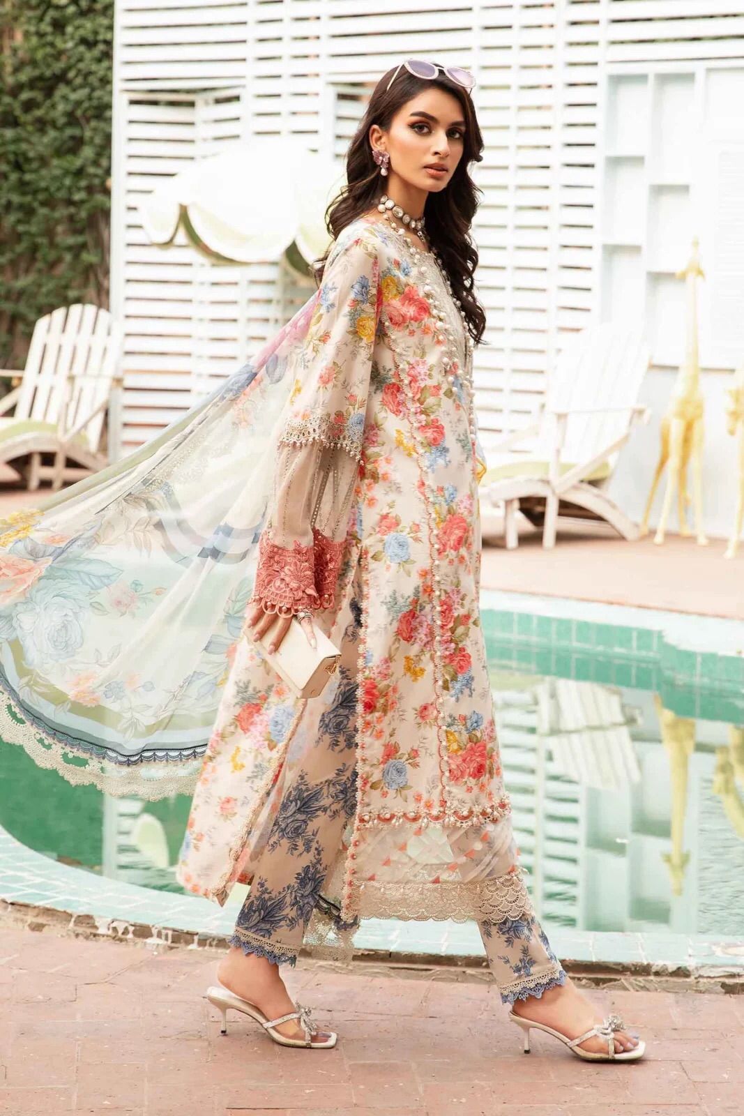 Lawn for women clothing (UNSTITCHED) by Kapra Collection - Kapra Collection