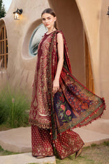 Lawn m print 3 piece unstitched digital printed suit - Kapra Collection